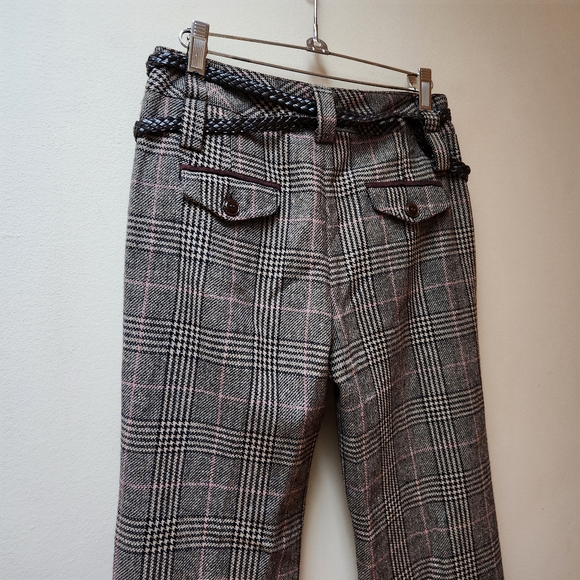 Vintage Y2K Brown Plaid Pants - Picture 7 of 8